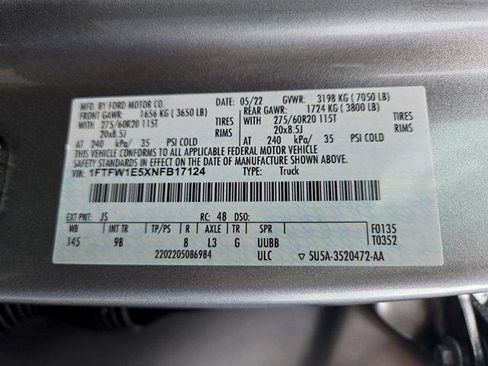 Certified 2022 Ford F150 Platinum w/ Equipment Group 701A High AWD/4WD image 26