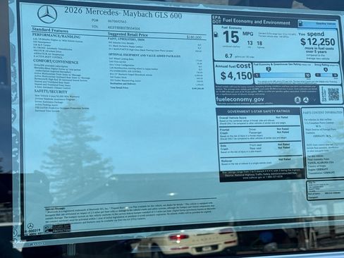 New 2026 Mercedes-Benz Maybach GLS 600 4MATIC image 30