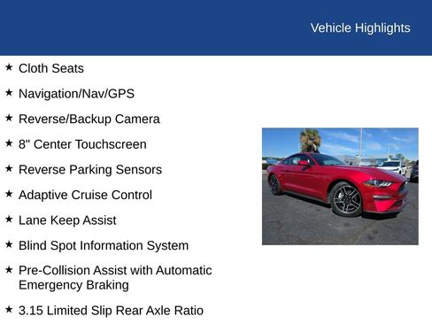 Used 2021 Ford Mustang Coupe w/ Equipment Group 101A image 10