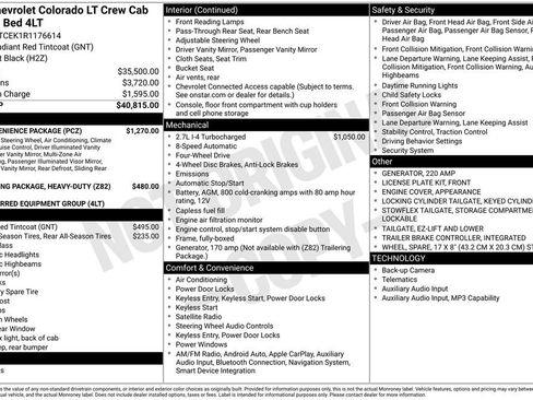 Used 2024 Chevrolet Colorado LT w/ LT Convenience Package image 34