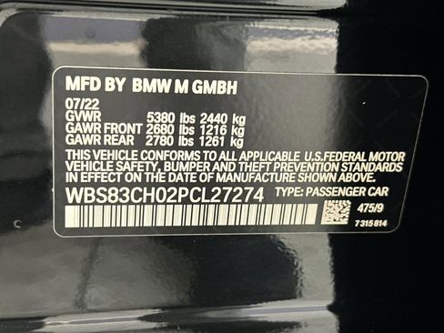 Certified 2023 BMW M5 w/ Competition Package image 20