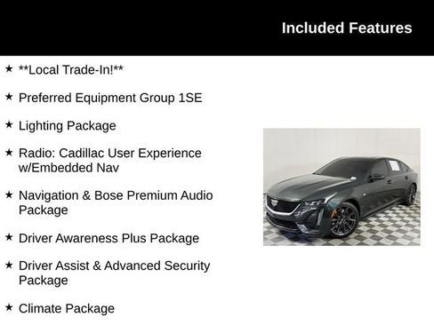 Used 2020 Cadillac CT5 Sport w/ Parking Package RWD image 4