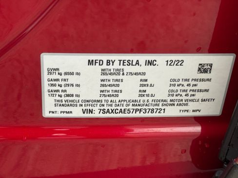 Used 2023 Tesla Model X AWD/4WD image 47