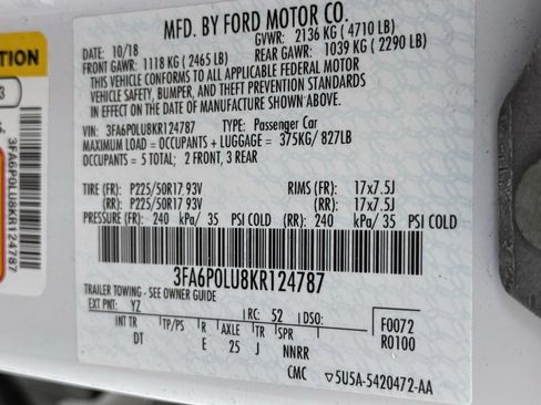 Used 2019 Ford Fusion SE FWD image 37