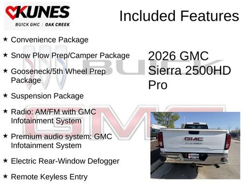 New 2026 GMC Sierra 2500 Pro AWD/4WD image 2