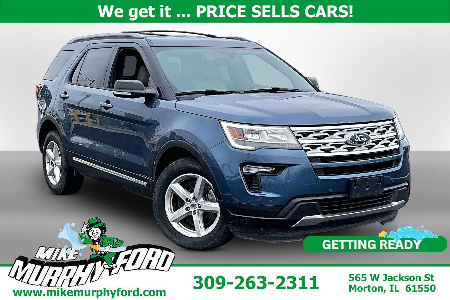 Used 2019 Ford Explorer XLT w/ Equipment Group 202A FWD image 1