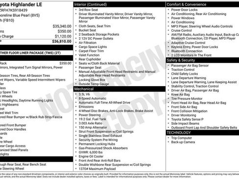 Used 2019 Toyota Highlander LE image 49