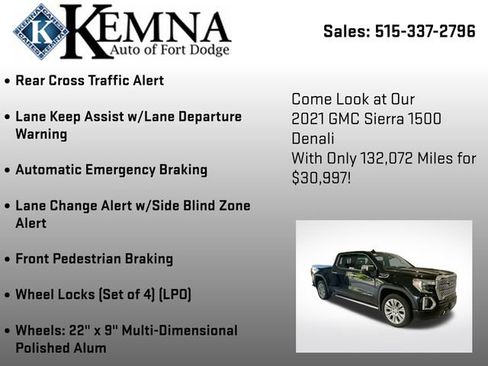 Used 2021 GMC Sierra 1500 Denali w/ Denali Premium Package image 25