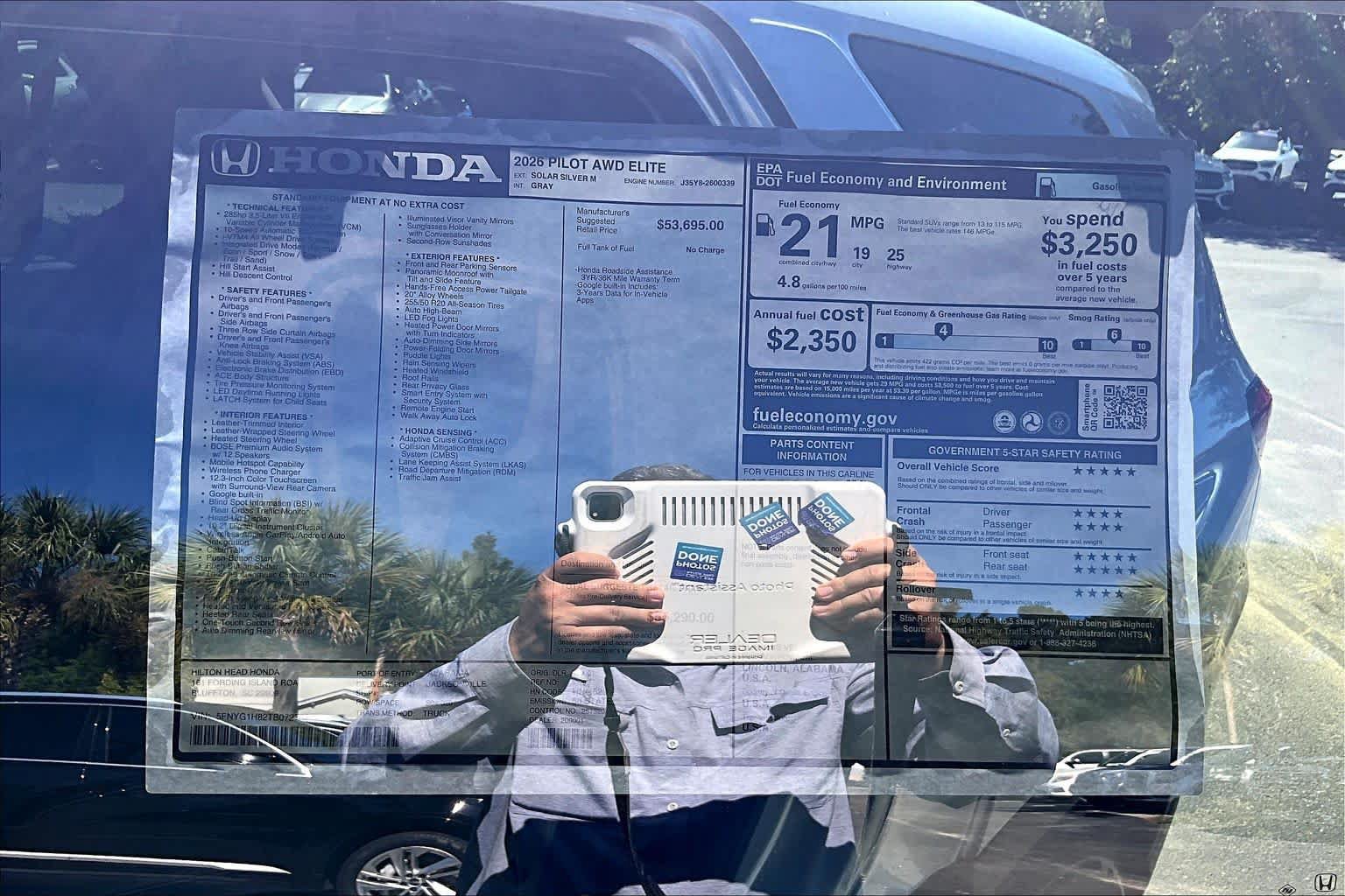 New 2026 Honda Pilot Elite image 18