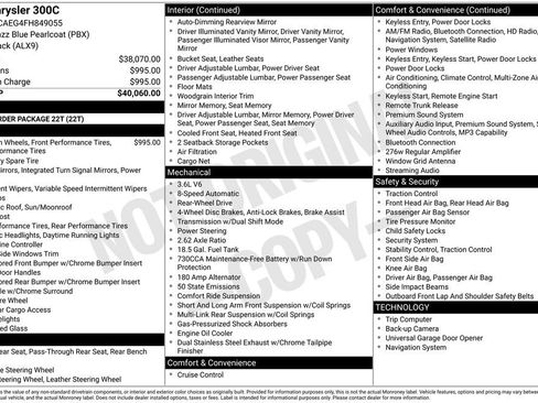 Used 2015 Chrysler 300 C image 3