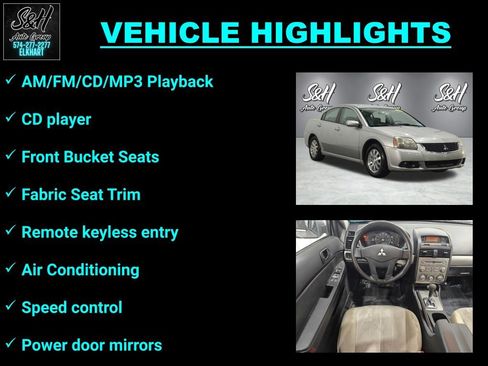 Used 2011 Mitsubishi Galant FWD image 3