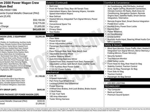 Certified 2019 RAM 2500 Power Wagon AWD/4WD image 33