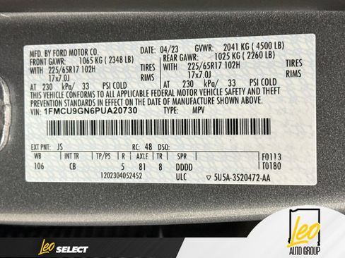Used 2023 Ford Escape Active w/ Tech Pack #1 AWD/4WD image 35