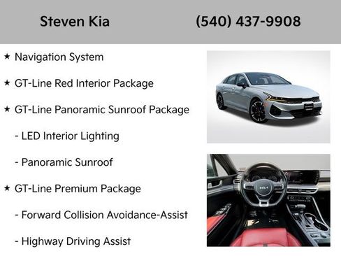 Certified 2023 Kia K5 GT-Line AWD/4WD image 8