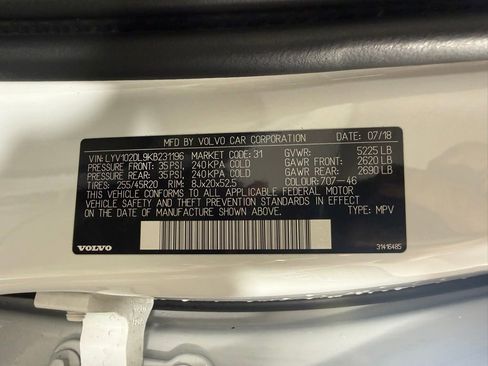 Used 2019 Volvo XC60 T5 Inscription w/ Protection Package Premier FWD image 28