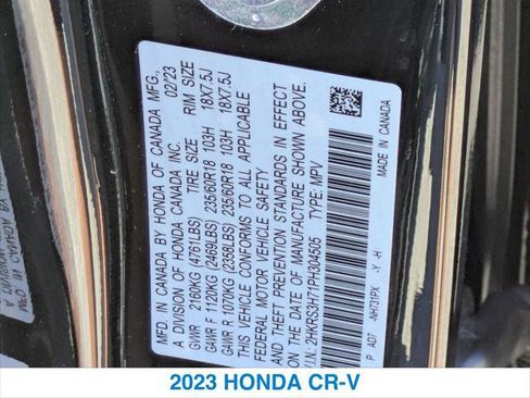 Certified 2023 Honda CR-V EX-L image 26