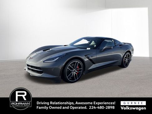 Used 2015 Chevrolet Corvette Stingray Coupe w/ Carbon Flash Badge Package image 1