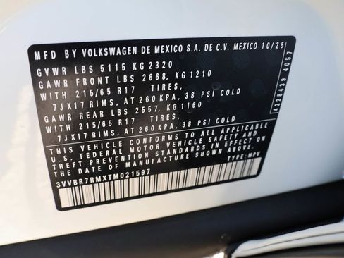 New 2026 Volkswagen Tiguan S AWD/4WD image 45