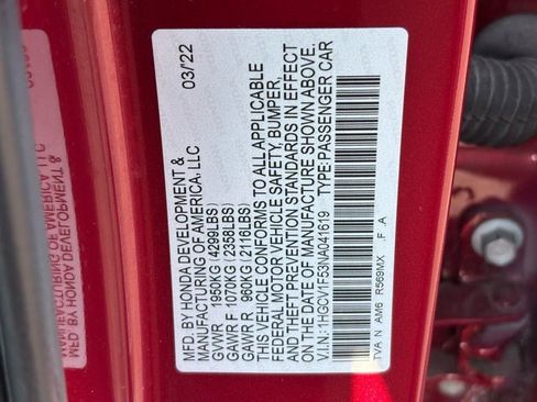 Certified 2022 Honda Accord EX-L image 23