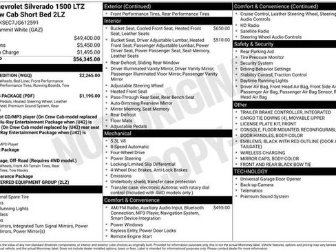 Used 2018 Chevrolet Silverado 1500 LTZ Z71 w/ Redline Edition image 5