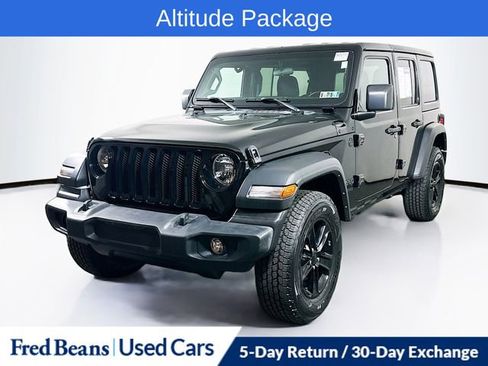 Certified 2021 Jeep Wrangler Unlimited Sport AWD/4WD image 3
