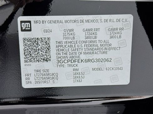 Used 2024 Chevrolet Silverado 1500 LT Trail Boss w/ Protection Package image 23