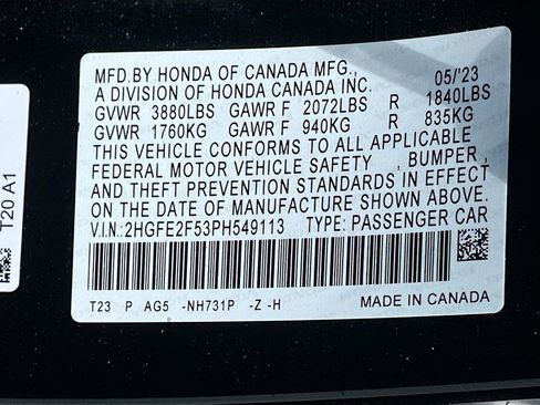 Used 2023 Honda Civic Sport image 29