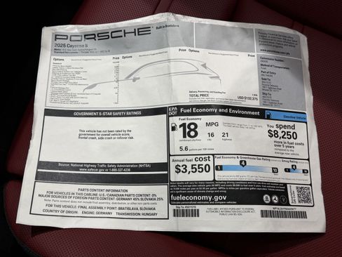 Certified 2025 Porsche Cayenne S AWD/4WD image 58