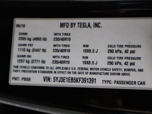 Used 2019 Tesla Model 3 Long Range AWD/4WD image 42