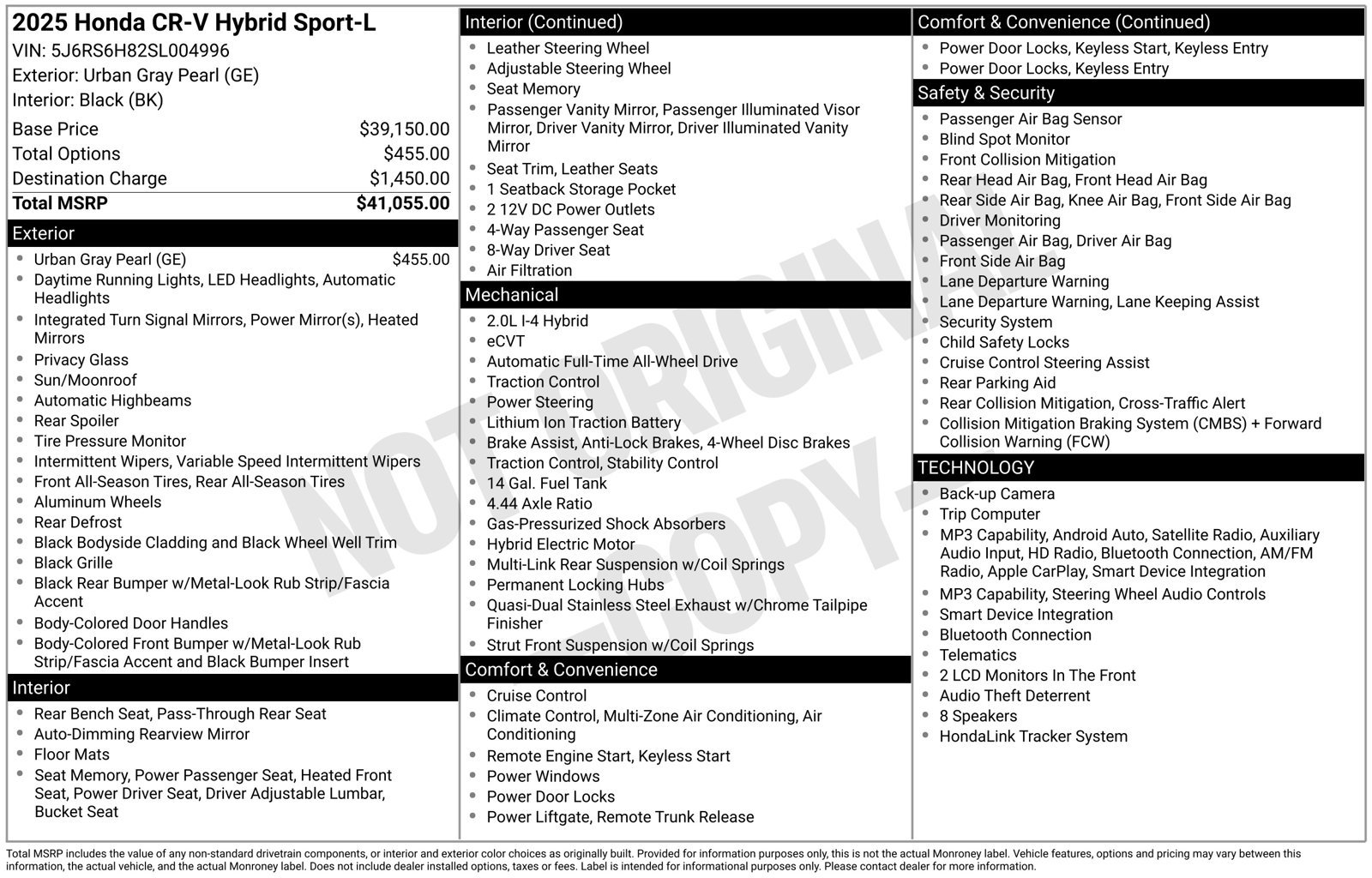 Used 2025 Honda CR-V Sport-L image 77