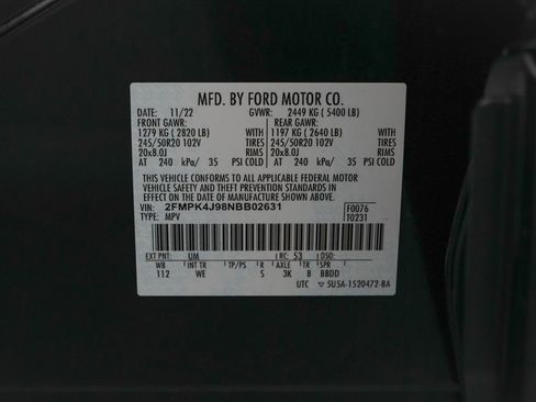 Certified 2022 Ford Edge ST-Line w/ Cargo Accessory Package image 24