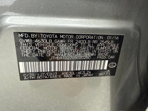 Used 2016 Lexus IS 200t RWD image 52