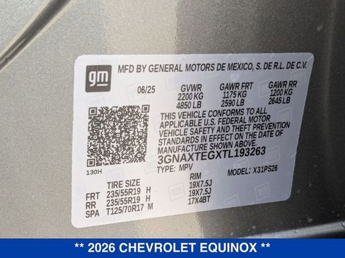 New 2026 Chevrolet Equinox RS w/ Convenience Package III image 36