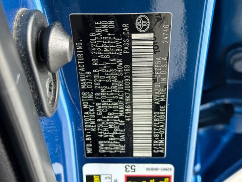Used 2018 Toyota Camry XSE w/ Audio Package FWD image 31