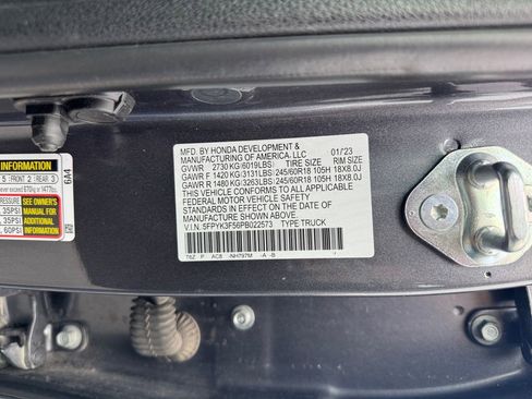 Used 2023 Honda Ridgeline RTL image 26