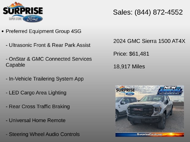 Used 2024 GMC Sierra 1500 AT4X AWD/4WD image 18