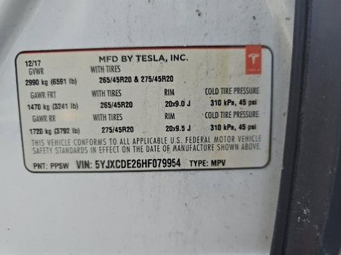 Used 2017 Tesla Model X 75D image 14