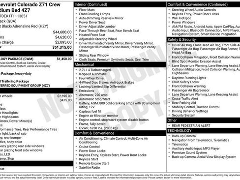 New 2026 Chevrolet Colorado Z71 w/ Technology Package image 11