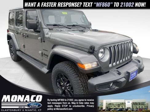 Used 2020 Jeep Wrangler Unlimited Sahara AWD/4WD image 1
