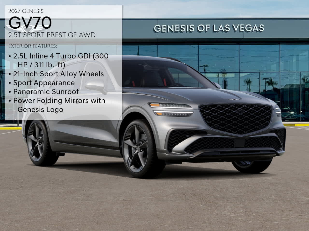 New 2027 Genesis GV70 2.5T Sport Prestige AWD/4WD image 3