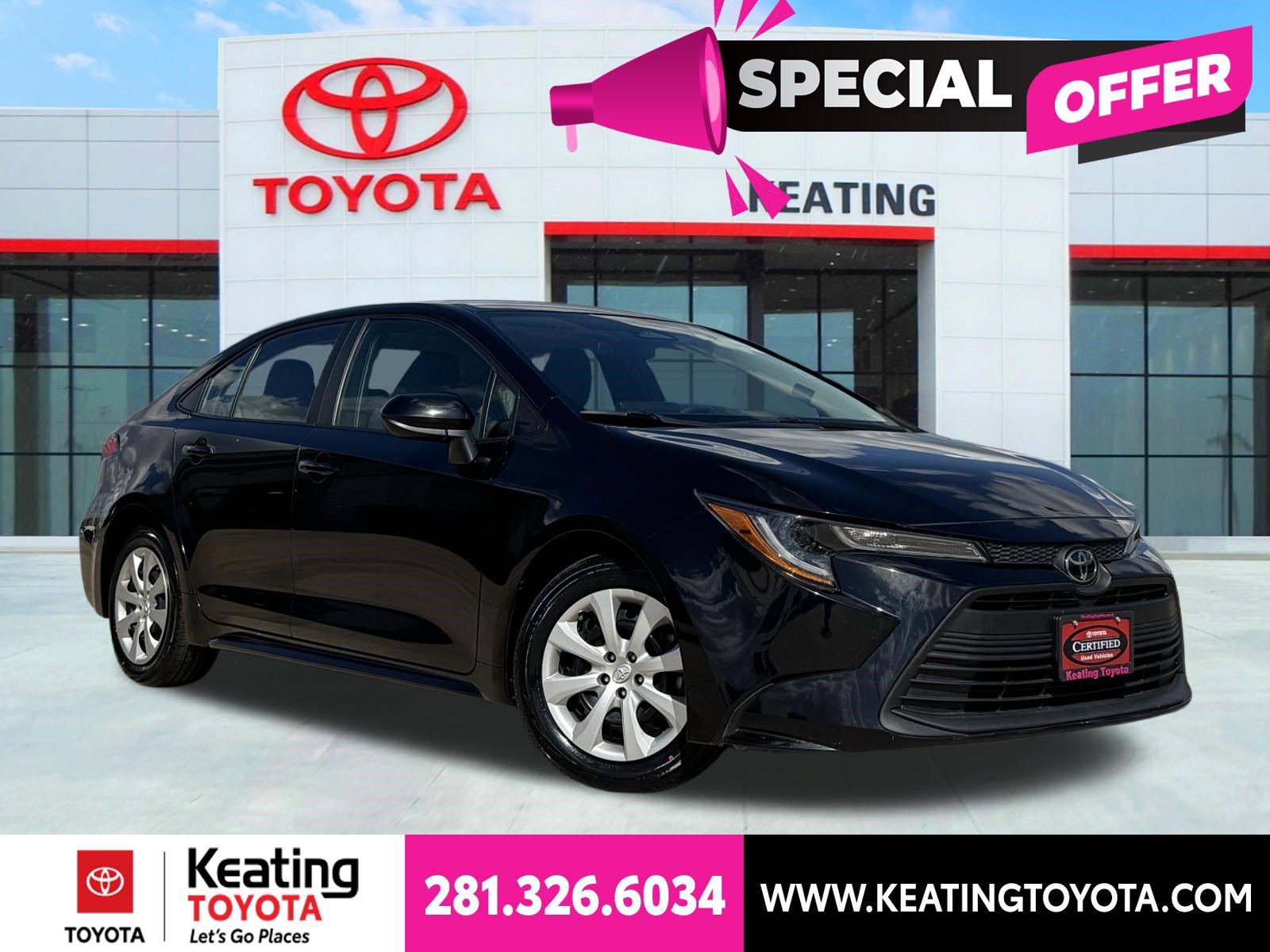 Certified 2025 Toyota Corolla LE FWD 360° Tour
