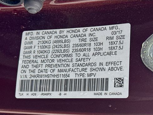 Used 2017 Honda CR-V Touring image 12