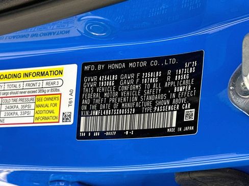 Certified 2025 Honda Civic Sport image 27