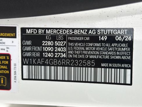 Certified 2024 Mercedes-Benz C 300 Sedan image 25