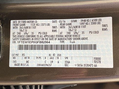 Used 2016 Ford F150 XLT w/ Equipment Group 302A Luxury AWD/4WD image 30