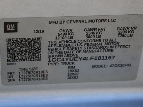 Used 2020 Chevrolet Silverado 3500 LTZ w/ Gooseneck/5TH Wheel Package image 53