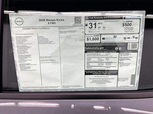 New 2026 Nissan Kicks S image 33