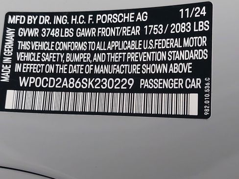 Certified 2025 Porsche 718 Boxster GTS RWD image 32