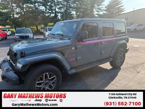 Used 2024 Jeep Wrangler Unlimited Sahara AWD/4WD image 1