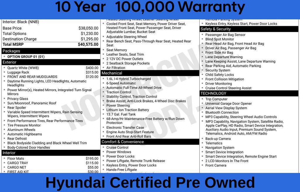 Used 2022 Hyundai Tucson Limited AWD/4WD image 9